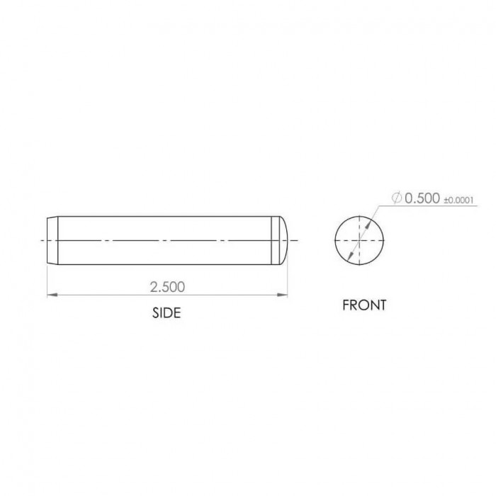 Extended Shelf Pin Lock for Surface Mount