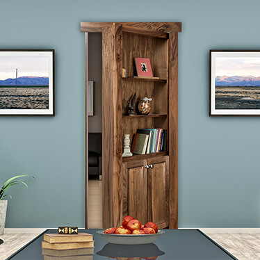 Flush Mount Hidden Bookcase Door